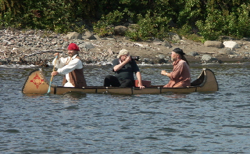 Joe in canoe